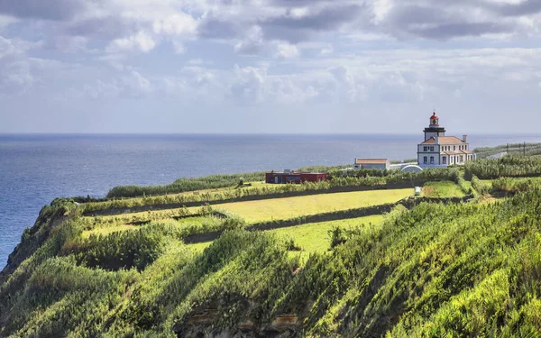 Ponta da Ferraria lighthouse on Sao Miguel Island, Portugal — Stock Photo, Image