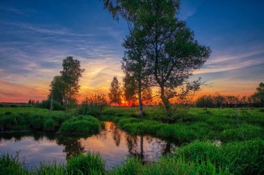 alandaki küçük nehir
