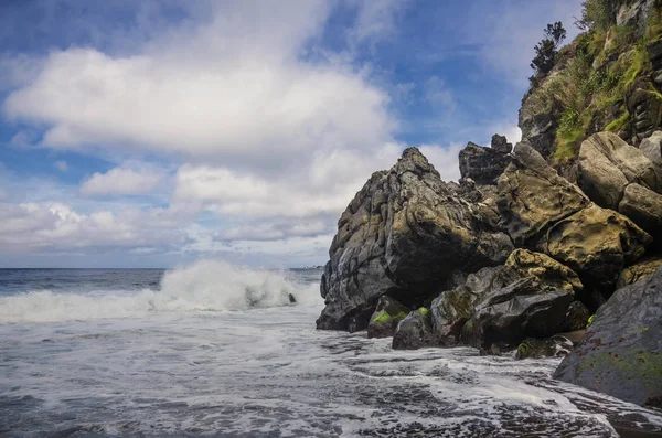 Strand von Moinhos auf der Insel Sao Miguel, Portugal — Stockfoto