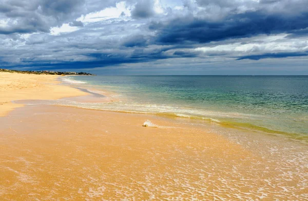 Strand Van Meia Praia Lagos Algarve Portugal — Stockfoto