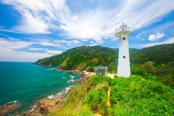 Lighthouse and National Park — Stock Photo, Image