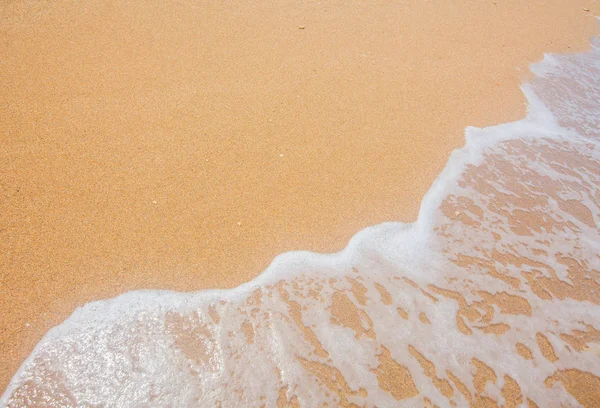 Sand Und Ozeanwelle Hintergrund — Stockfoto