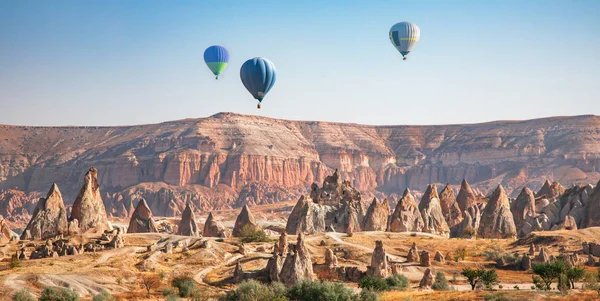 Hot Air Balloon Flying Cappadocia Turkey — Stock Photo, Image