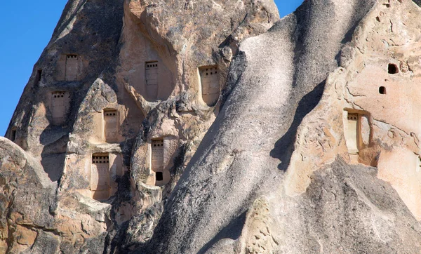 Rock Anient Pigeon Nest Cappadocia Turkey — Stock Photo, Image