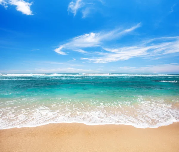 Hermosa Playa Mar Tropical — Foto de Stock