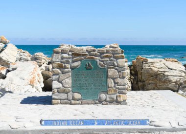 Güney Afrika'da Cape Agulhas