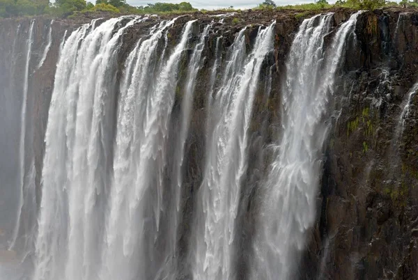 Cascada Victoria Falls Más Grande Del Mundo — Foto de Stock