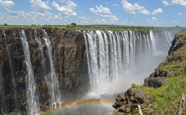 Victoria Fällt Größter Wasserfall Der Welt — Stockfoto