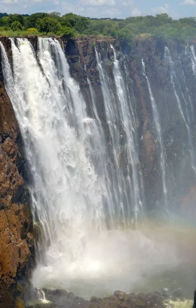 Victoria Fällt Größter Wasserfall Der Welt — Stockfoto