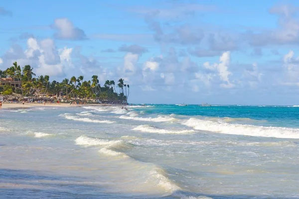 Plage Ensoleillée République Dominicaine Punta Cana — Photo