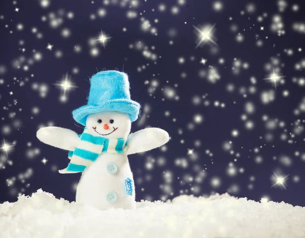 Christmas decoration on snow — Stock Photo, Image