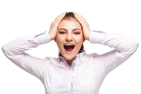 Mujer feliz — Foto de Stock