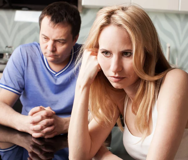 Conflict tussen man en vrouw — Stockfoto