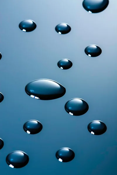 Gotas de água no fundo gradiente Imagens De Bancos De Imagens Sem Royalties