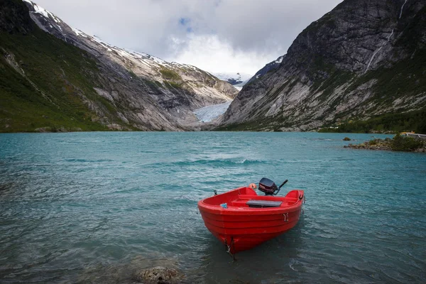 Lodowiec Nigardsbreen w Norwegii Obraz Stockowy