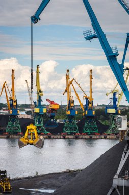 Riga'da sanayi bölgesi