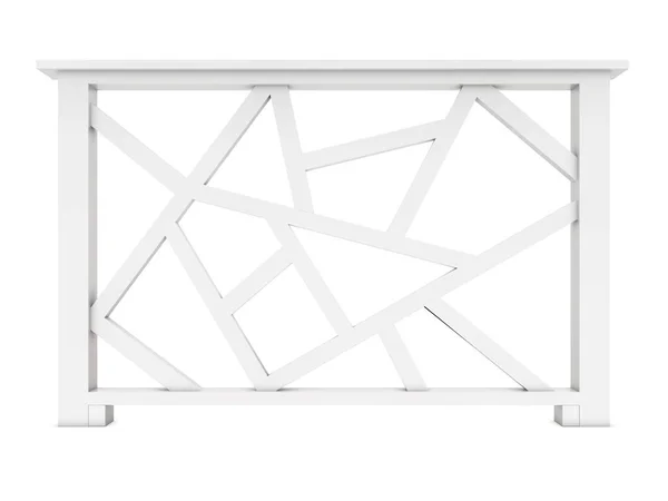 Beyaz tasarım Ahşap korkuluk