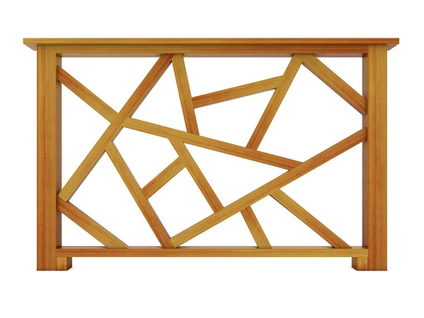 Barandilla de madera de diseño Ipe — Foto de Stock
