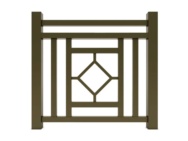 Dizayn kahverengi metal korkuluk