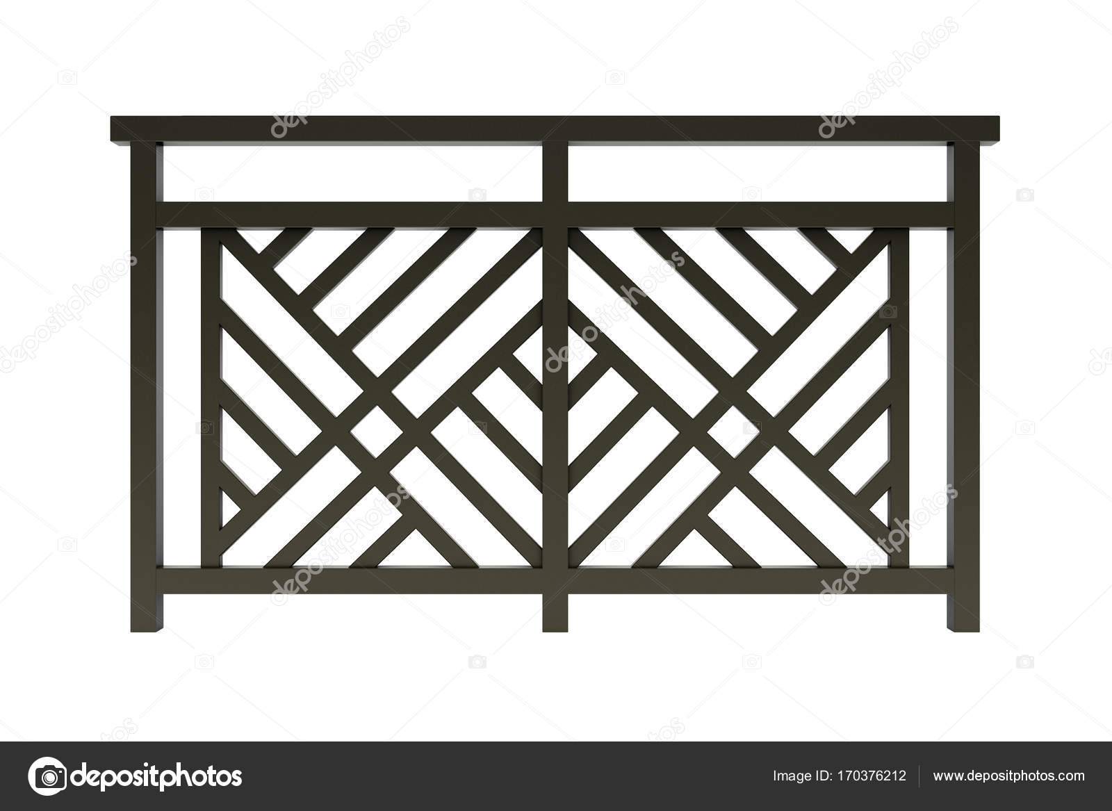 Industrial Mid Century Modern Railing Mid Century Entrance Bench ~ Mid ...