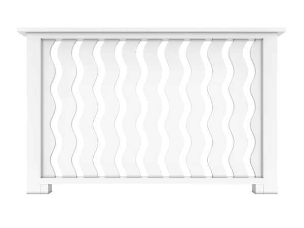 Ahşap Tırabzan ayakları ile beyaz Ahşap korkuluk 