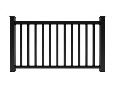 siyah metal klasik korkuluk render