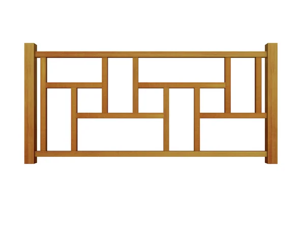 Sedir Ahşap korkuluk ahşap Tırabzan ayakları 3d render ile