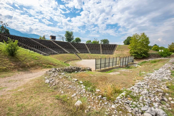 Teatro Helenístico. Dion, Pieria, Grecia —  Fotos de Stock