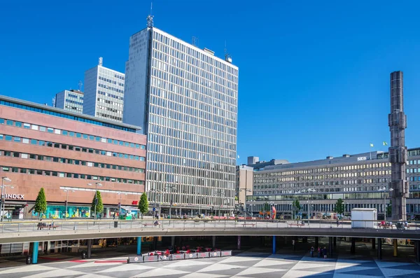 Sergels Torg. Stockholm, Švédsko — Stock fotografie