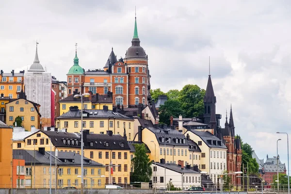 Vista de Sodermalm en Estocolmo, Suecia — Foto de Stock