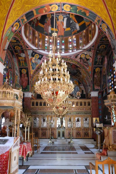 Kerk in Siana dorp. Rhodes, Griekenland — Stockfoto