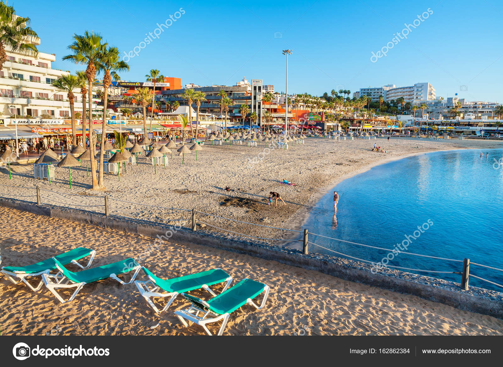 La Pinta Beach In Costa Adeje Tenerife Canary Islands