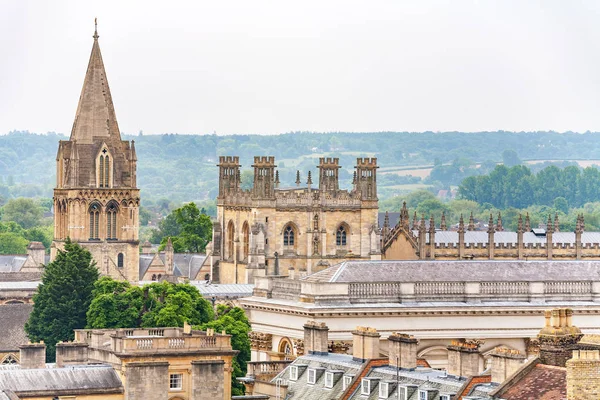Oxford op het dak. Engeland — Stockfoto
