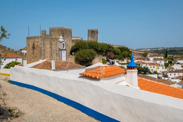 Stadt der Obidos. portugal — Stockfoto