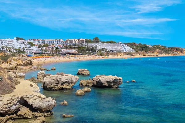 Oura beach. Albufeira, Portugal — Stok fotoğraf