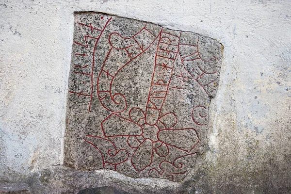 Rune stone. Suède — Photo