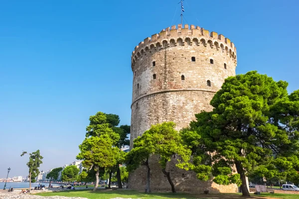 Bílá věž. Thessaloniki, Řecko — Stock fotografie