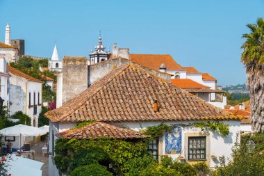 Obidos Cityscape. Estremadura, Portekiz