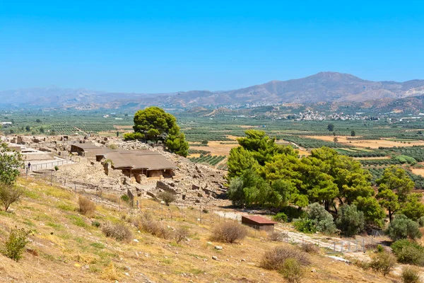 Phaistos palads. Kreta, Grækenland - Stock-foto