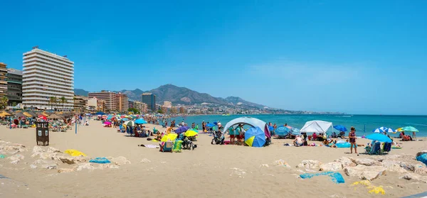 Fuengirola Plajı. Costa del Sol, Endülüs, İspanya — Stok fotoğraf