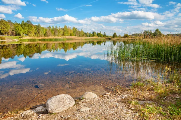 Lago Paunkula. Estónia, UE — Fotografia de Stock