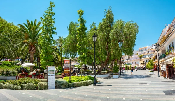 Virgen de la Pena plein. Mijas, Andalusië, Spanje — Stockfoto