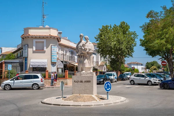 Πλατεία Plaza del Ahorro στη Ρόντα. Ανδαλουσία, Ισπανία — Φωτογραφία Αρχείου