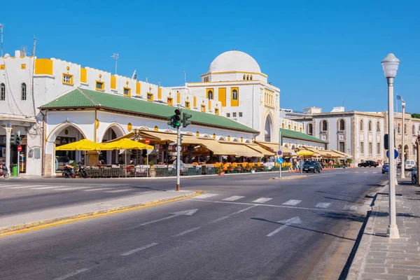 Rhodes Greece July 2015 View City Market Nea Agora Building — Stock Photo, Image