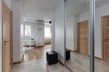 İskandinav tarzı modern daire iç
