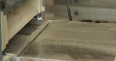 Ağaç işleme makinesi yakın çekim, özel doğrama Atölyesi