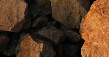 Büyük taşlar, doku, granit