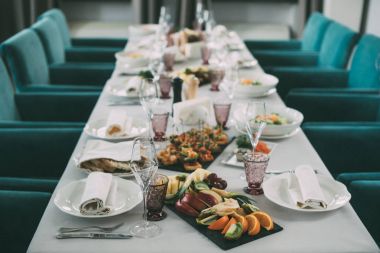 Restoran şık yaşam tarzı ayrılmış kavramı soğutma