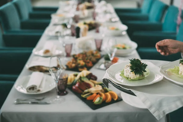 Keuze menigte Brunch diner eten opties eten Concept — Stockfoto