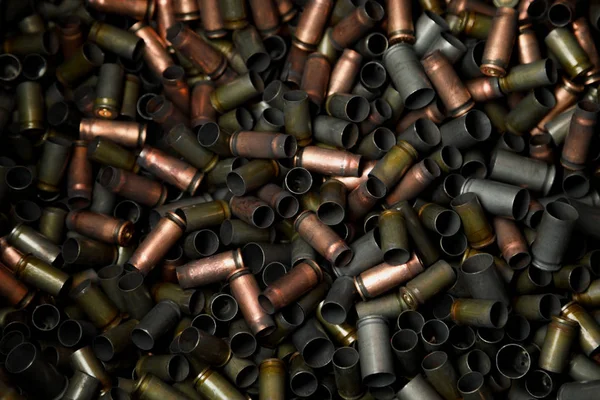 Rows of bullet. Bullets Background. Trade In Weapons - Bullets Background — Stock Photo, Image